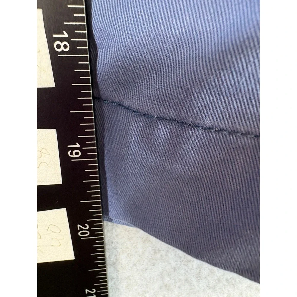 Polo Ralph Lauren Chino Shorts Mens 36 Blue Washed Premium Stretch Classic Fit